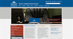 Desktop Screenshot of hr.nust.edu.pk